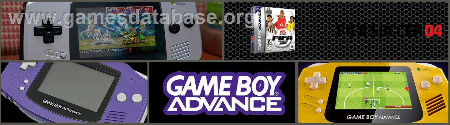 FIFA 2004 - Nintendo Game Boy Advance - Artwork - Marquee