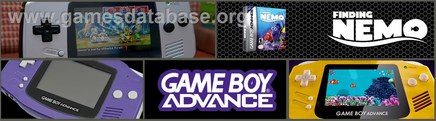 Finding Nemo - Nintendo Game Boy Advance - Artwork - Marquee