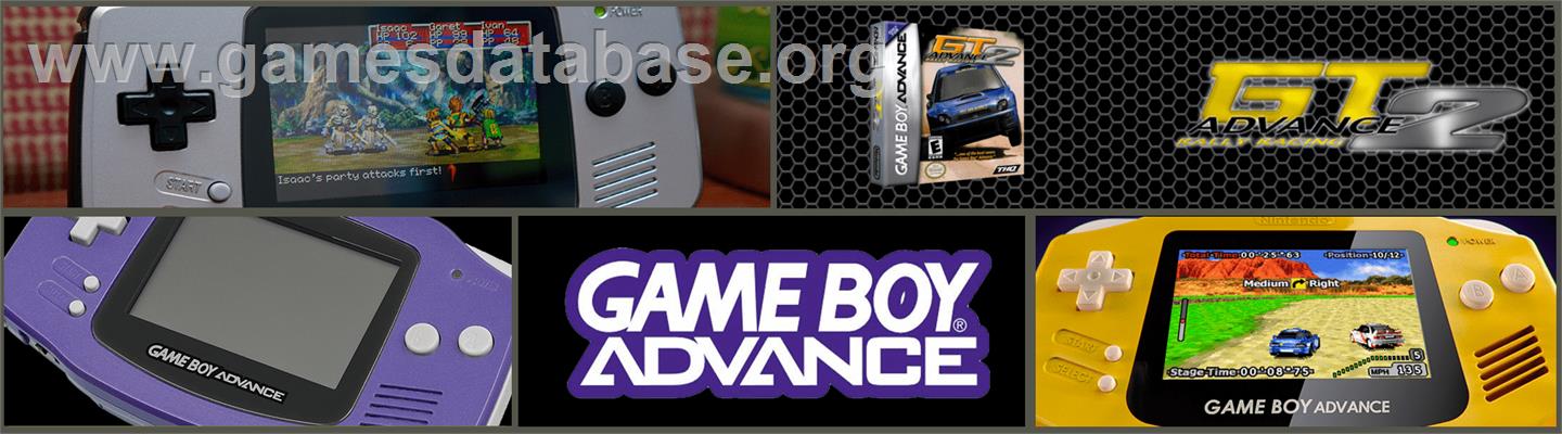GT Advance 2 Rally Racing - Nintendo Game Boy Advance - Artwork - Marquee