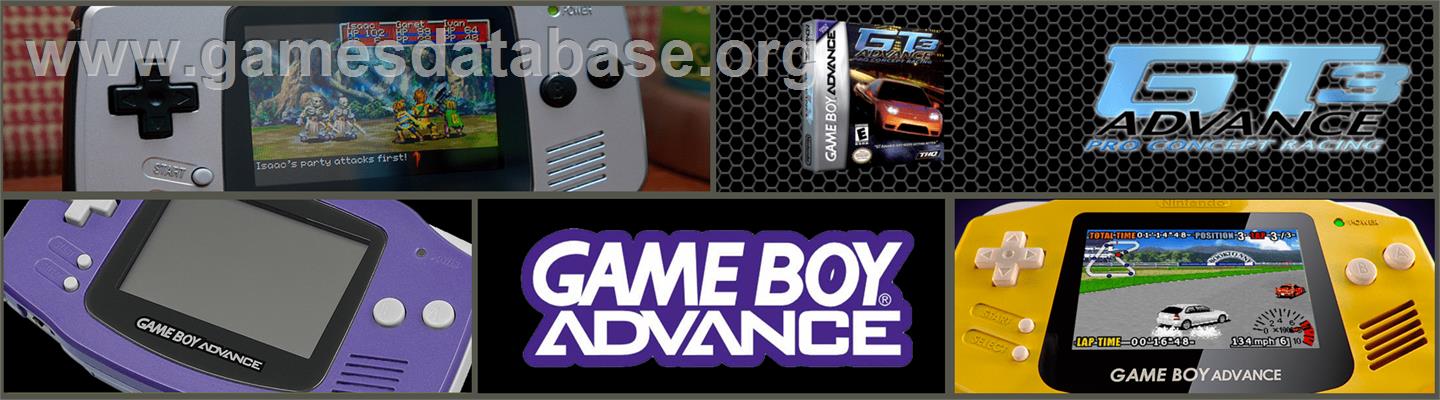 GT Advance 3: Pro Concept Racing - Nintendo Game Boy Advance - Artwork - Marquee