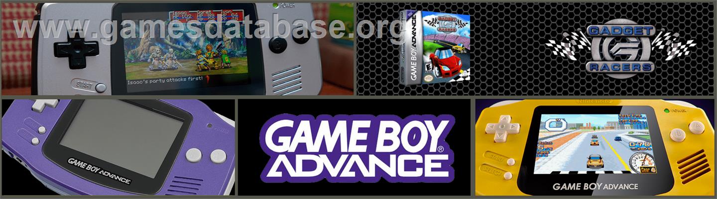 Gadget Racers - Nintendo Game Boy Advance - Artwork - Marquee