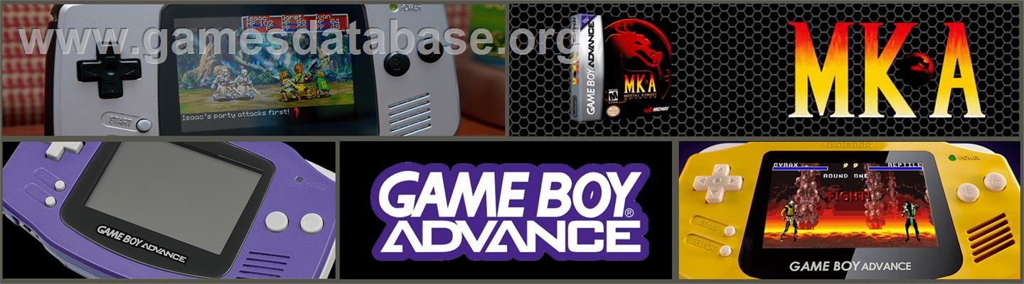 Mortal Kombat Advance - Nintendo Game Boy Advance - Artwork - Marquee