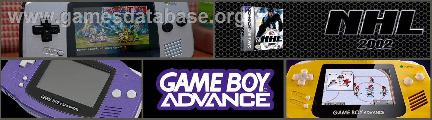 NHL 2002 - Nintendo Game Boy Advance - Artwork - Marquee