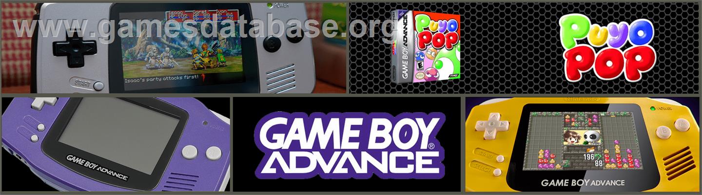 Pika Pop - Nintendo Game Boy Advance - Artwork - Marquee