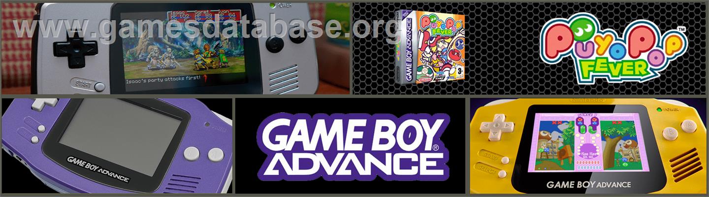 Puyo Pop Fever - Nintendo Game Boy Advance - Artwork - Marquee