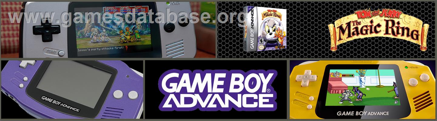 Tom and Jerry: The Magic Ring - Nintendo Game Boy Advance - Artwork - Marquee