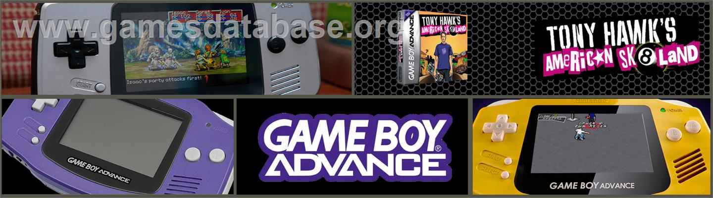 Tony Hawk's American Sk8land - Nintendo Game Boy Advance - Artwork - Marquee