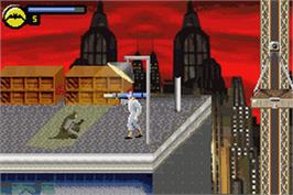 In game image of Batman: Vengeance on the Nintendo Game Boy Advance.