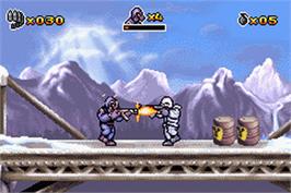 In game image of CT Special Forces on the Nintendo Game Boy Advance.