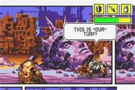 In game image of Comix Zone on the Nintendo Game Boy Advance.