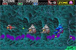 In game image of Darius R on the Nintendo Game Boy Advance.