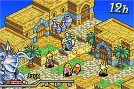 In game image of Final Fantasy Tactics Advance on the Nintendo Game Boy Advance.