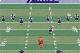 In game image of Madden NFL 2003 on the Nintendo Game Boy Advance.