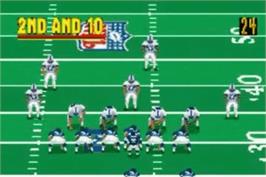 In game image of Madden NFL 2004 on the Nintendo Game Boy Advance.