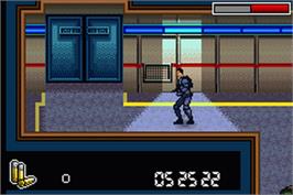 In game image of Mission Impossible: Operation Surma on the Nintendo Game Boy Advance.