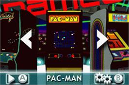 In game image of Namco Museum 50th Anniversary on the Nintendo Game Boy Advance.