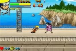 In game image of Naruto: Ninja Council on the Nintendo Game Boy Advance.