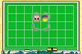In game image of Nonono Puzzle Chairian on the Nintendo Game Boy Advance.