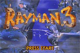 In game image of Rayman on the Nintendo Game Boy Advance.