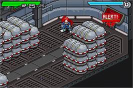 In game image of Scurge: Hive on the Nintendo Game Boy Advance.