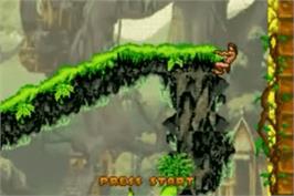 In game image of Tarzan: Return to the Jungle on the Nintendo Game Boy Advance.