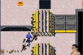 In game image of Thunderbirds: International Rescue on the Nintendo Game Boy Advance.