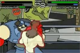 In game image of Wade Hixton's Counter Punch on the Nintendo Game Boy Advance.
