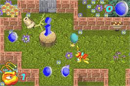 In game image of Zoo Keeper on the Nintendo Game Boy Advance.