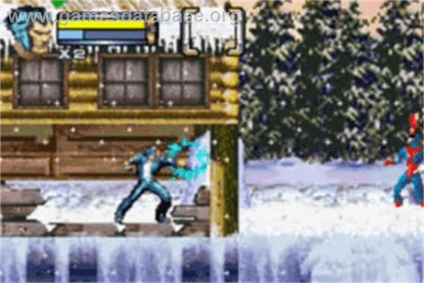 2 in 1: Spider-Man: Mysterio's Menace & X2: Wolverine's Revenge - Nintendo Game Boy Advance - Artwork - In Game