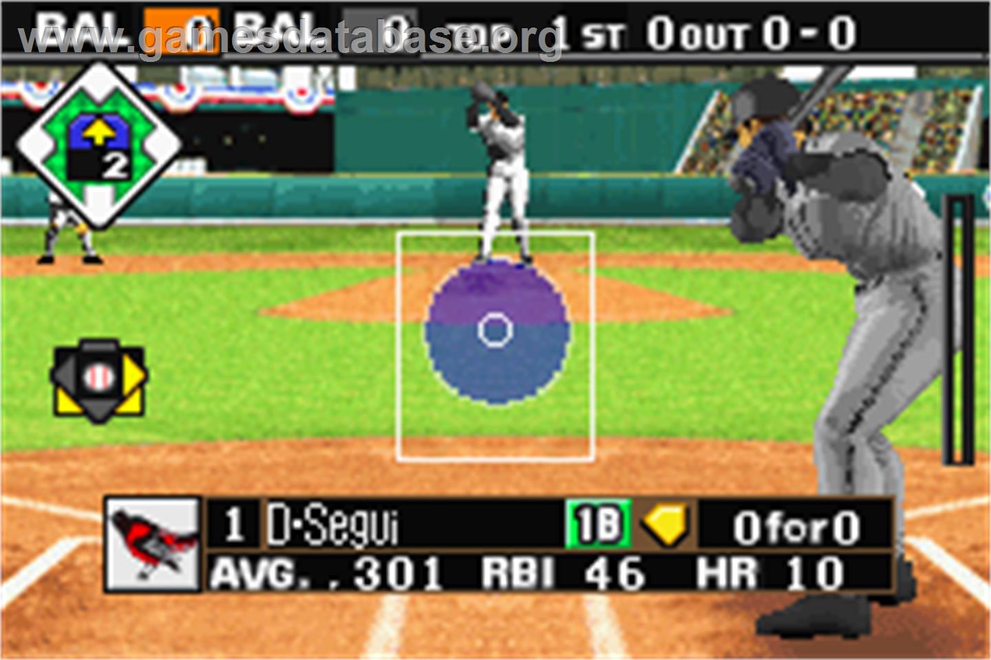 Baseball Advance - Nintendo Game Boy Advance - Artwork - In Game
