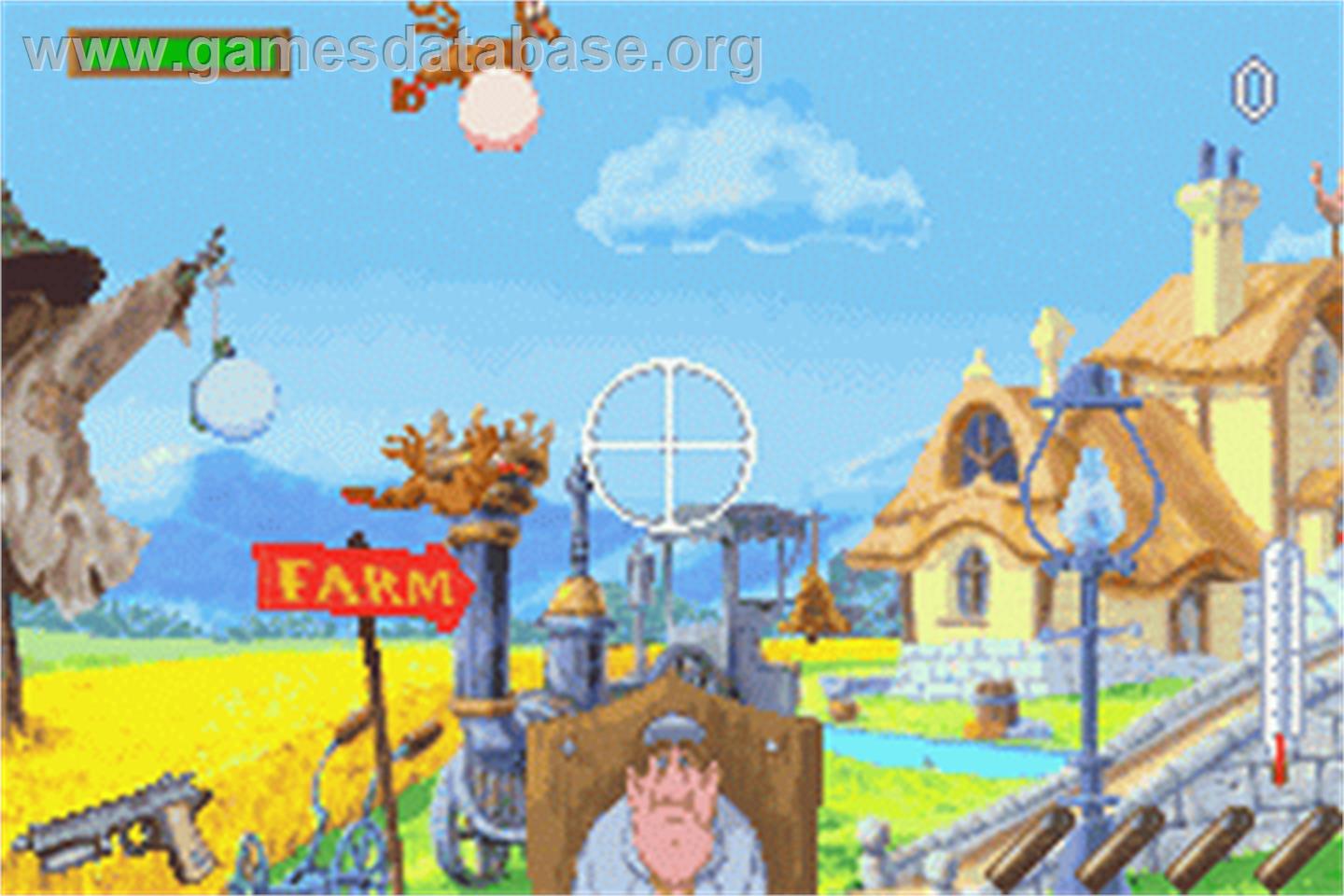 Chicken Shoot - Nintendo Game Boy Advance - Artwork - In Game