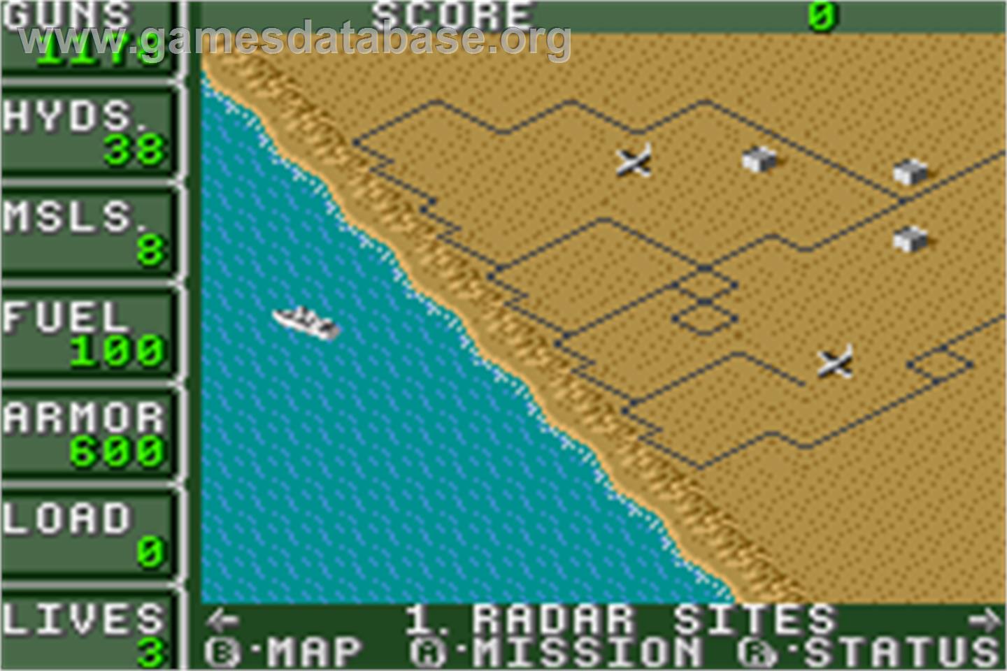 Desert Strike: Return to the Gulf - Nintendo Game Boy Advance - Artwork - In Game