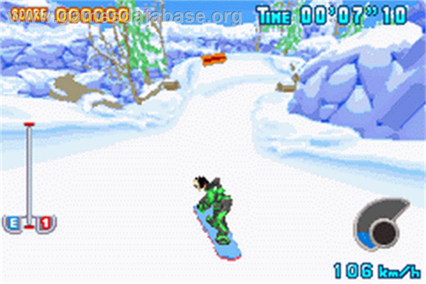 Disney Sports Snowboarding - Nintendo Game Boy Advance - Artwork - In Game