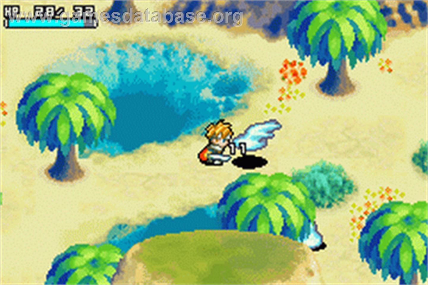 Diving Corsola - Nintendo Game Boy Advance - Artwork - In Game