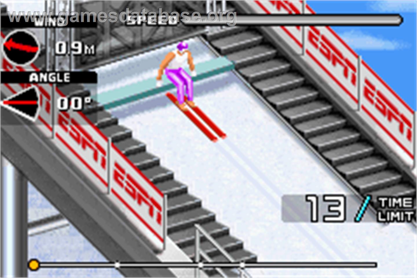 ESPN International Winter Sports 2002 - Nintendo Game Boy Advance - Artwork - In Game