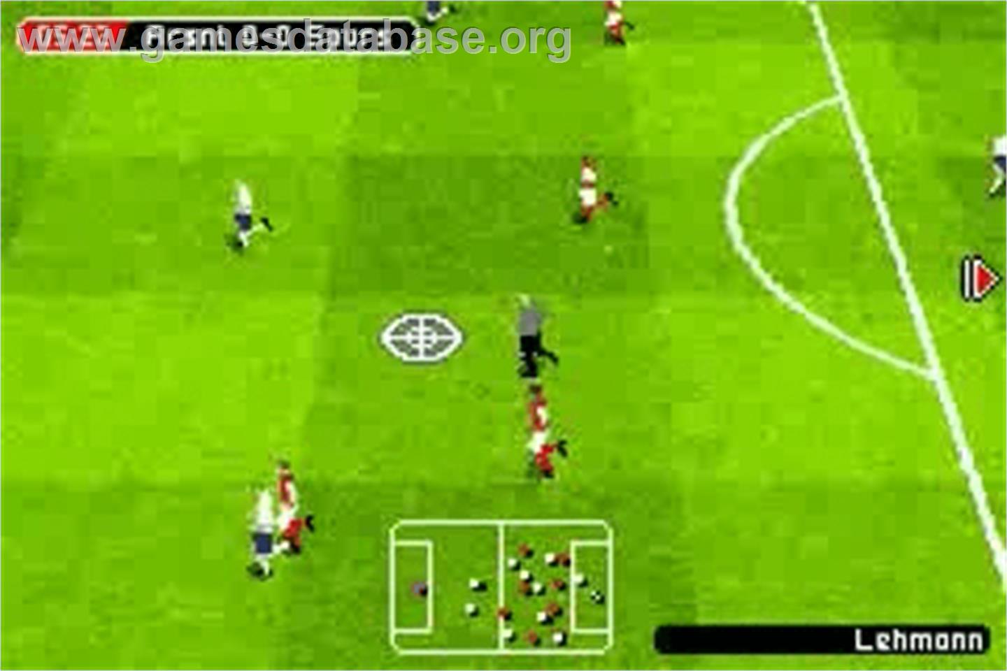 FIFA 2005 - Nintendo Game Boy Advance - Artwork - In Game