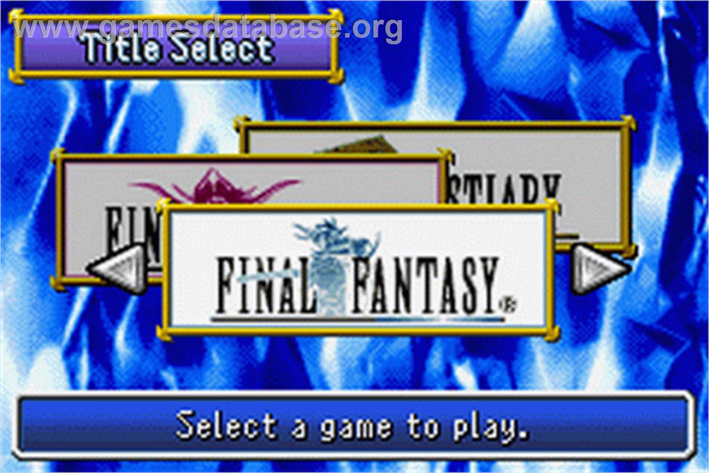 Final Fantasy 1 & 2: Dawn of Souls - Nintendo Game Boy Advance - Artwork - In Game