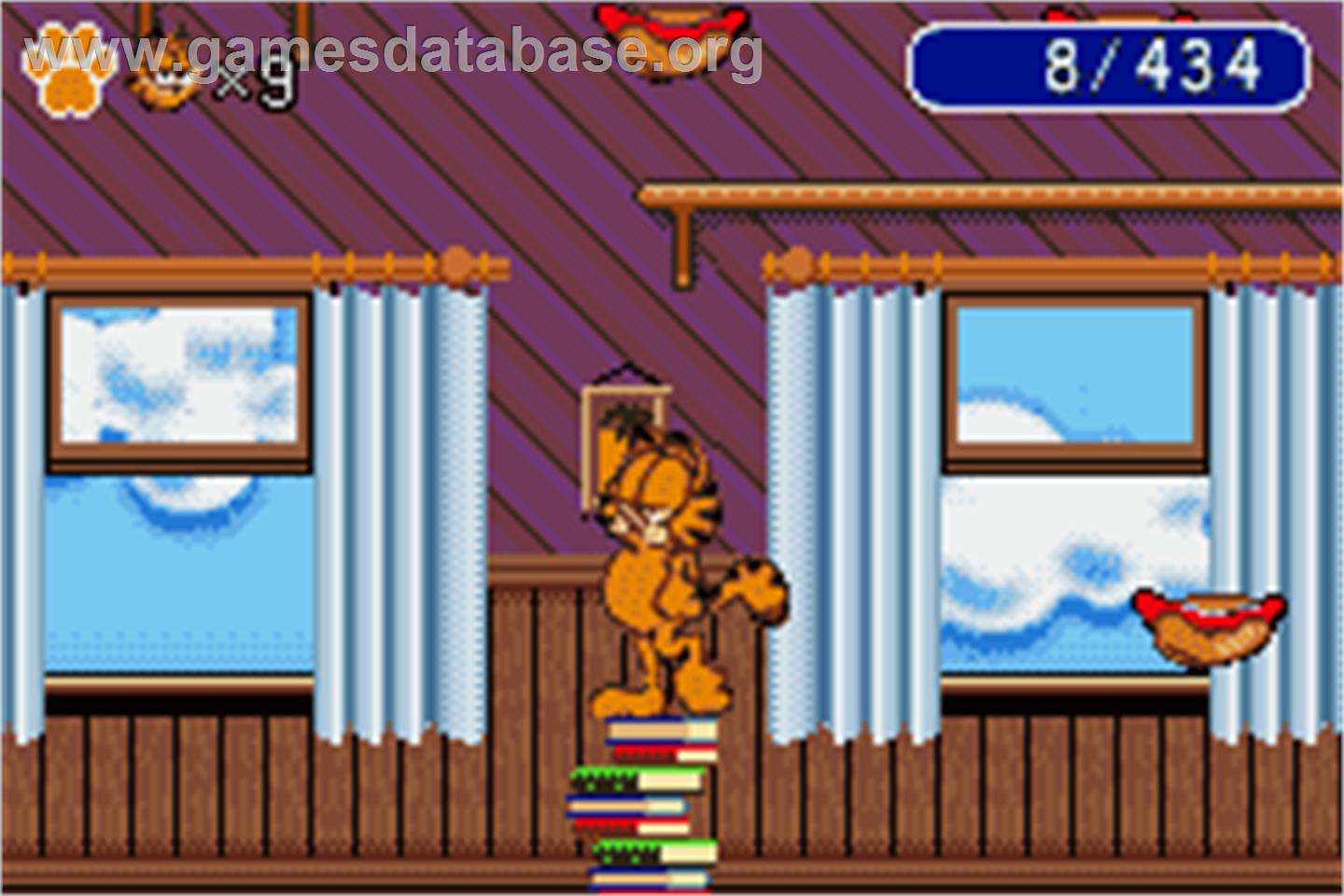 Garfield: The Search for Pooky - Nintendo Game Boy Advance - Artwork - In Game