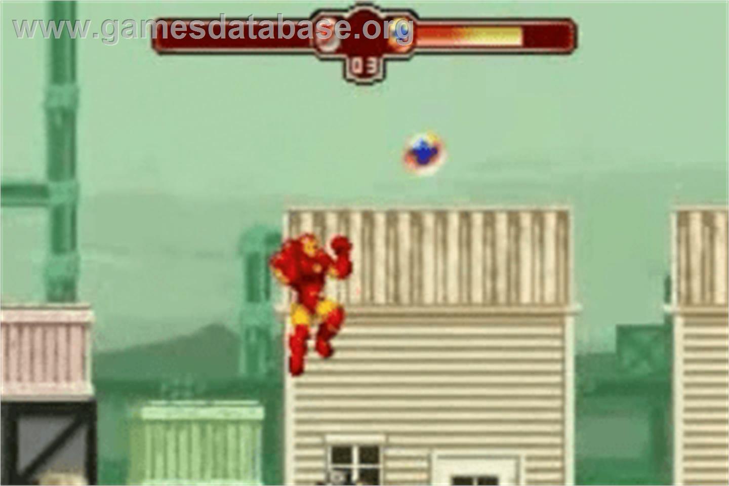 Invincible Iron Man - Nintendo Game Boy Advance - Artwork - In Game