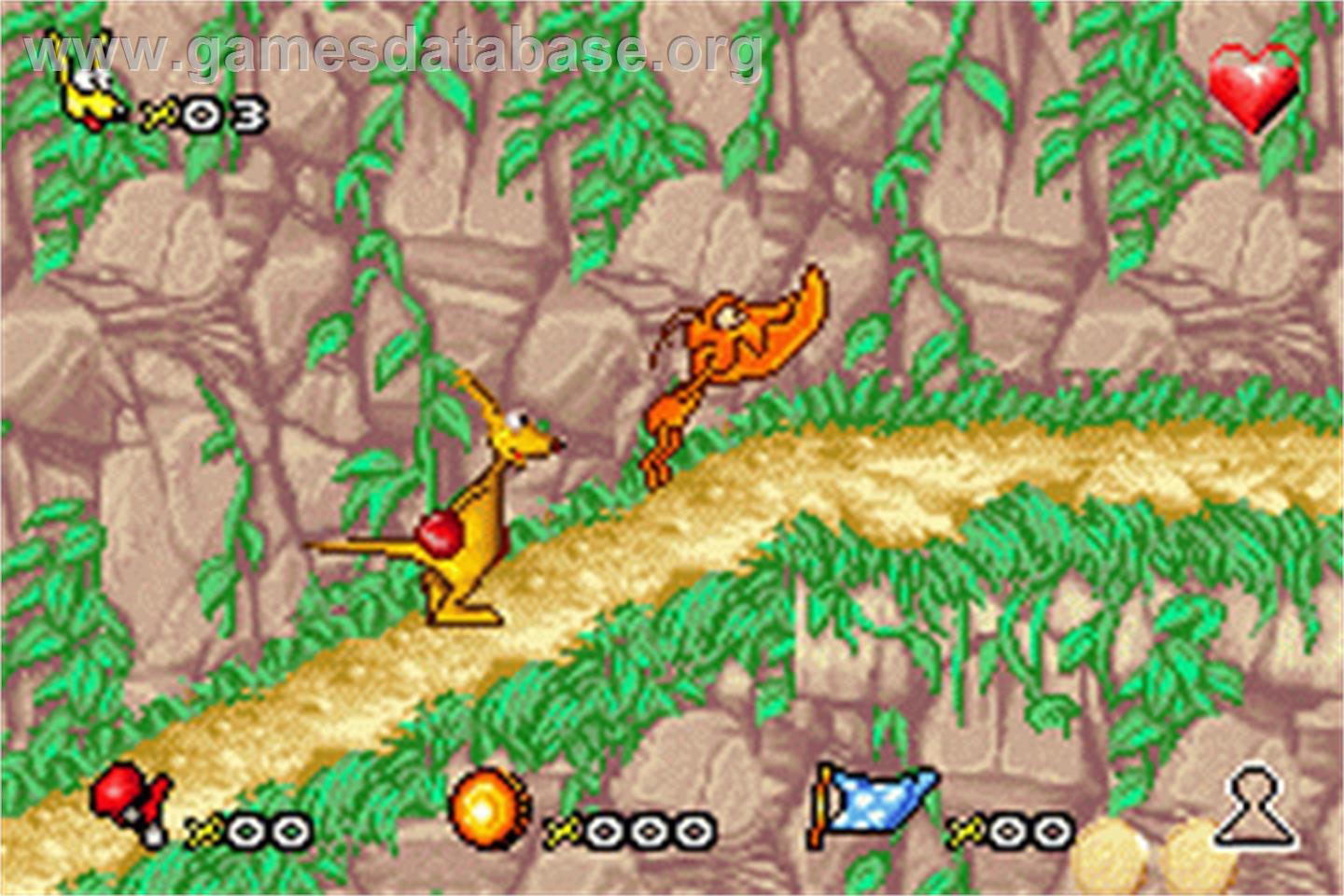 Kao the Kangaroo - Nintendo Game Boy Advance - Artwork - In Game
