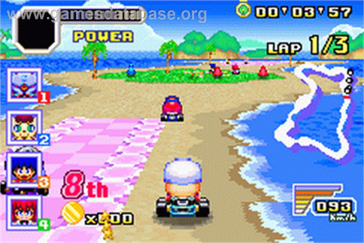 Konami Krazy Racers - Nintendo Game Boy Advance - Artwork - In Game