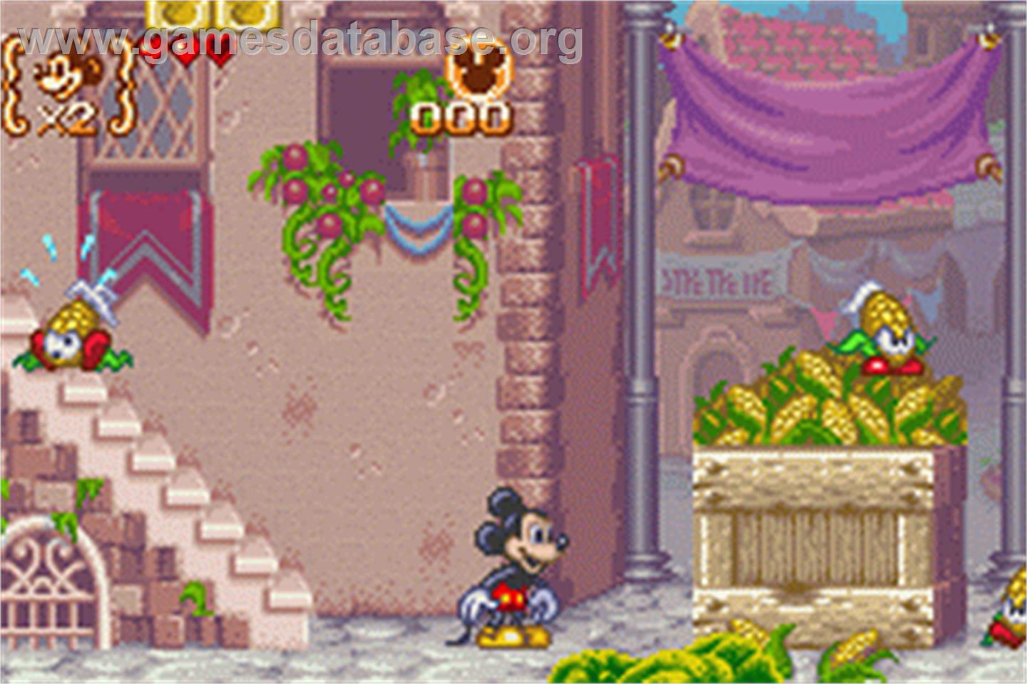 Magical Quest 3 starring Mickey and Donald - Nintendo Game Boy Advance - Artwork - In Game