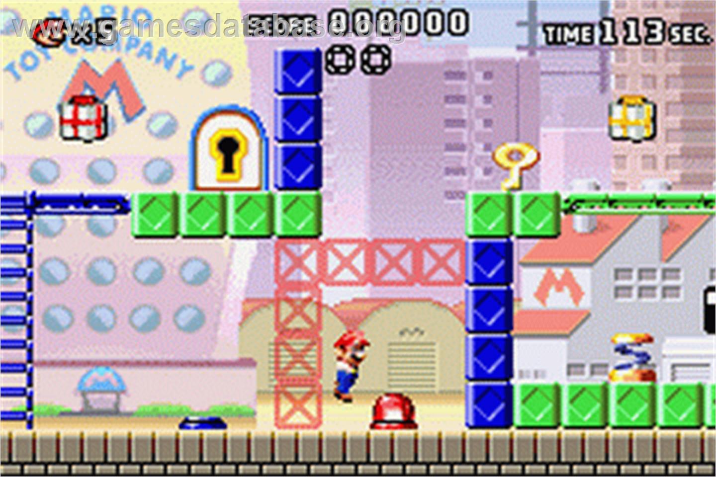 Mario vs. Donkey Kong - Nintendo Game Boy Advance - Artwork - In Game