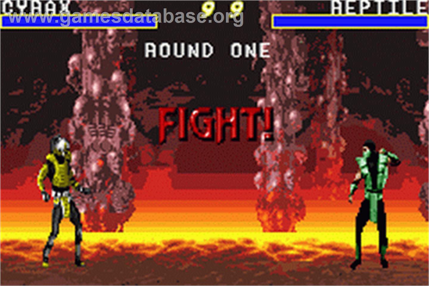Mortal Kombat Advance - Nintendo Game Boy Advance - Artwork - In Game