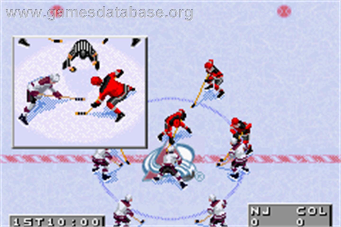 NHL 2002 - Nintendo Game Boy Advance - Artwork - In Game