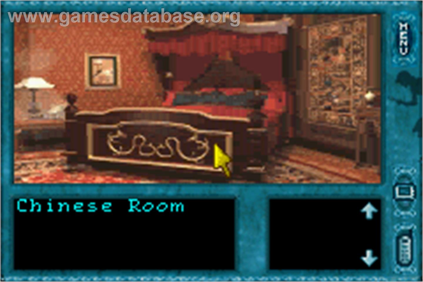 Nancy Drew: Message in a Haunted Mansion - Nintendo Game Boy Advance - Artwork - In Game