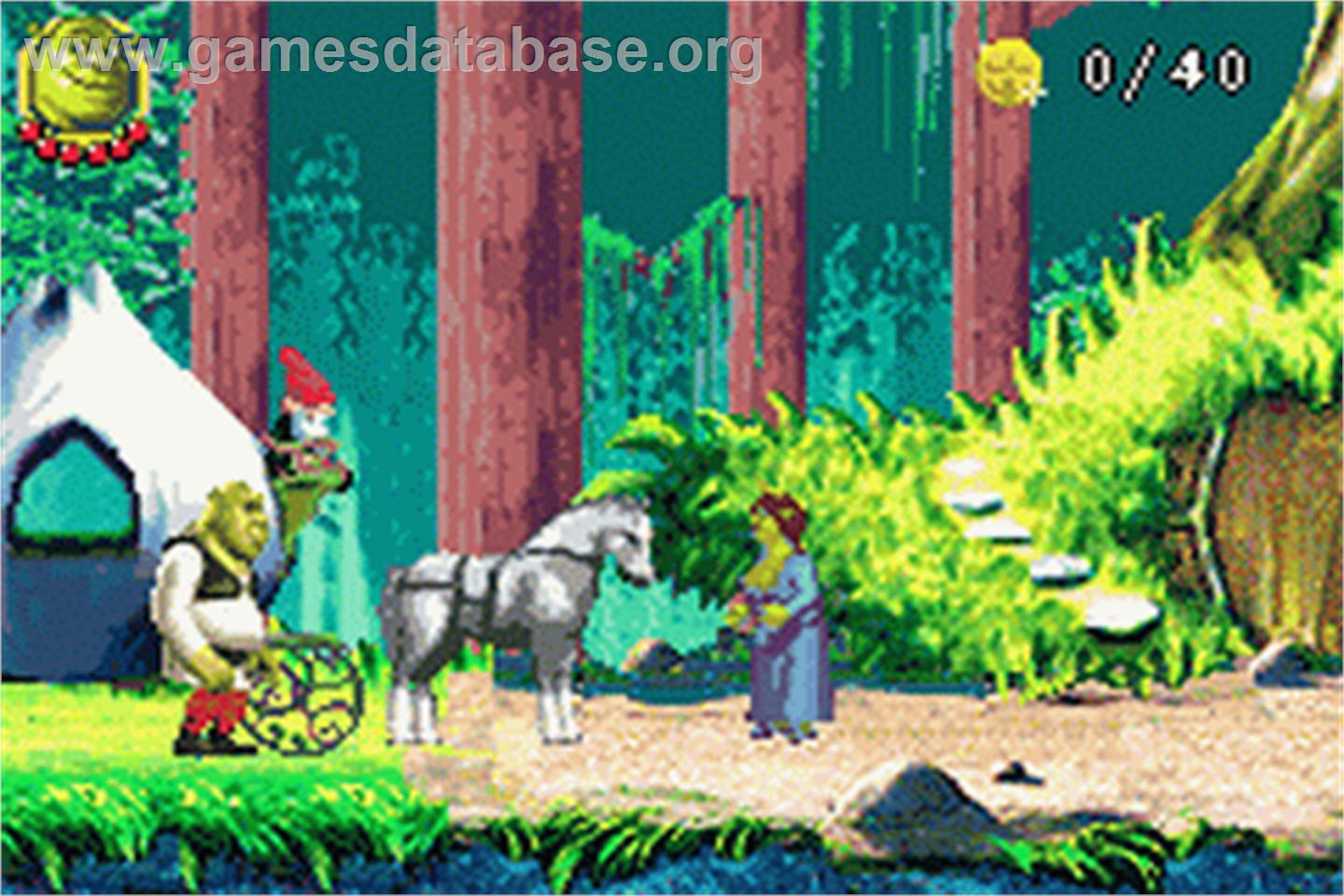 Shrek 2: Beg for Mercy - Nintendo Game Boy Advance - Artwork - In Game
