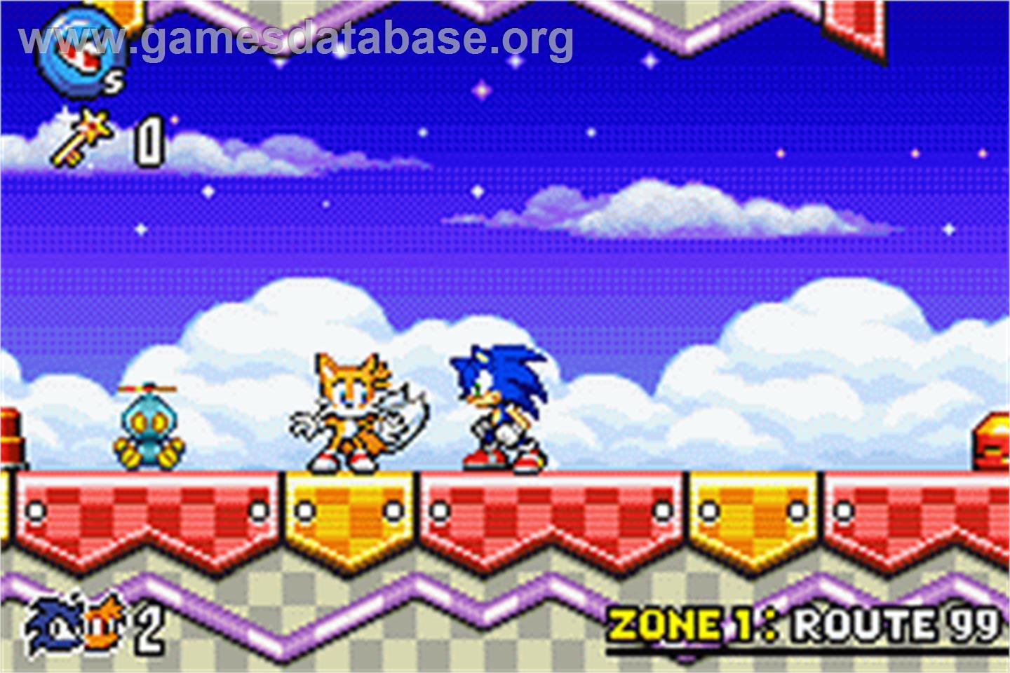 Sonic Advance 3 - Nintendo Game Boy Advance - Artwork - In Game