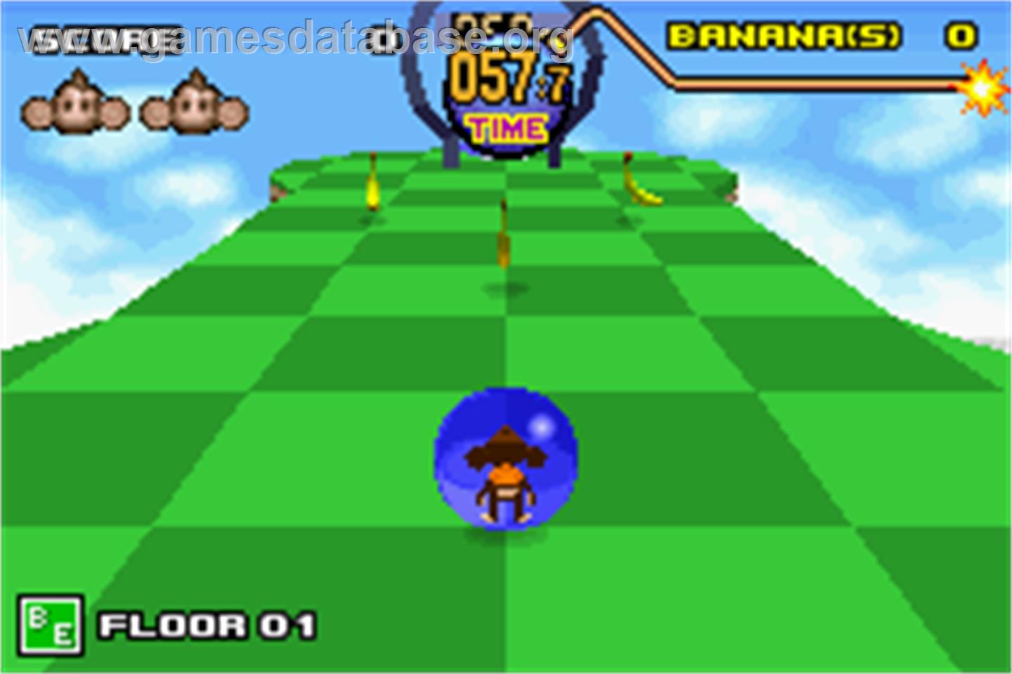 Super Monkey Ball Jr. - Nintendo Game Boy Advance - Artwork - In Game