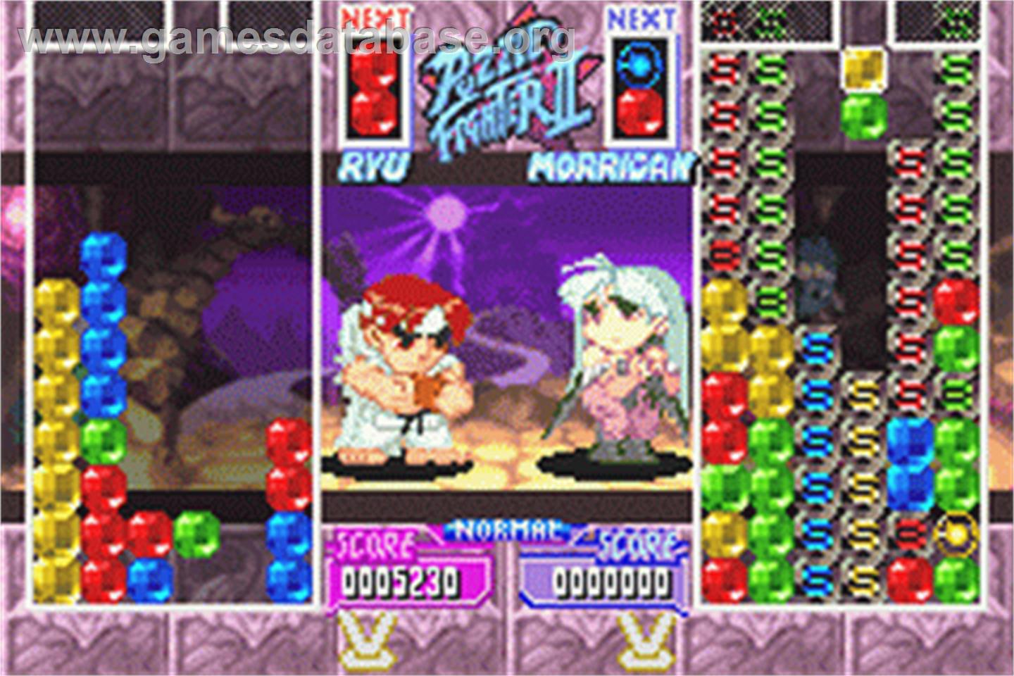 Super Puzzle Fighter II Turbo - Nintendo Game Boy Advance - Artwork - In Game